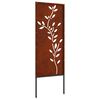 vidaXL &Omicron;&theta;ό&nu;&eta; &Iota;&delta;&iota;&omega;&tau;&iota;&kappa;ό&tau;&eta;&tau;&alpha;&sigmaf; &Kappa;ή&pi;&omicron;&upsilon; Floral &Sigma;&kappa; rusty 50 x 140 &epsilon;&kappa;