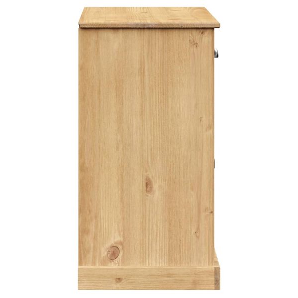 vidaXL Μπουφές με Συρτάρια VIGO 113 x 40 x 75 εκ. Μασίφ Ξύλο Πεύκο