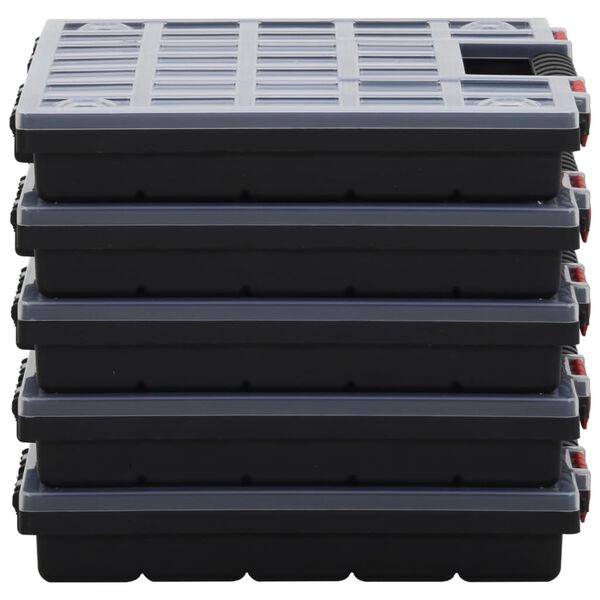 vidaXL Κουτιά Ταξινόμησης 5 τεμ. 40 x 30 x 5 εκ. από Πολυπροπυλένιο