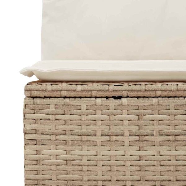 vidaXL Σετ Καναπέ Κήπου 6 pcs Μπεζ συνθετικό ρατάν