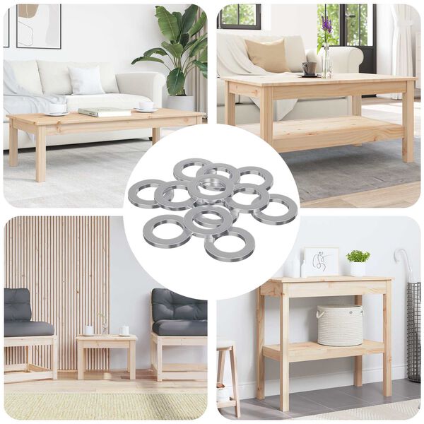 vidaXL &Beta;ί&delta;&epsilon;&sigmaf; 12 pcs &Alpha;&sigma;&eta;&mu;ί 10 x 10 x 1,2 &chi;&iota;&lambda; &Sigma;ί&delta;&epsilon;&rho;&omicron;