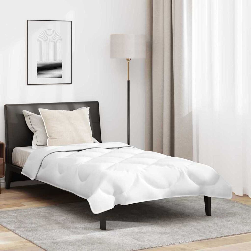 vidaXL Διπλό με Μαξιλάρι 2 pcs Λευκό 155 x 200 εκ. Μικροΐνες