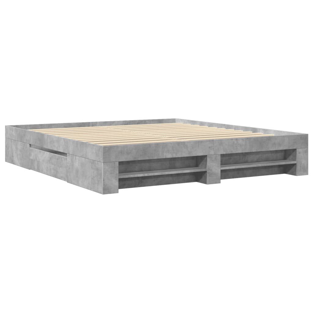 vidaXL Πλαίσιο κρεβατιού χωρίς στρώμα 180x200 εκ. Επεξεργασμένο Ξύλο
