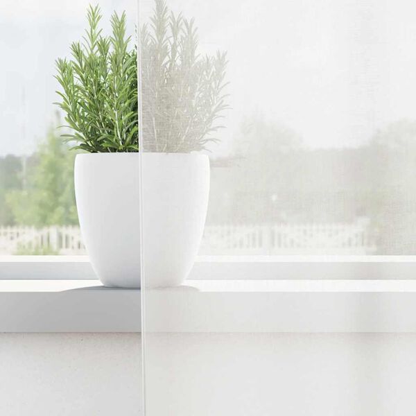 vidaXL Κουρτίνες Voile με βρόχους 2 τεμάχια Λευκό 140x140 cm