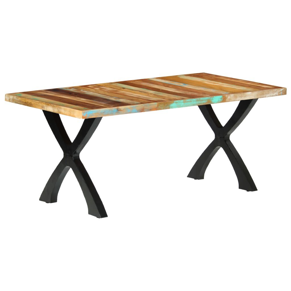 vidaXL Τραπεζαρία 180 x 90 x 76 εκ. από Μασίφ Ανακυκλωμένο Ξύλο