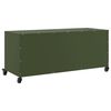 vidaXL Έπιπλο Τηλεόρασης Πράσινο Λαδί 100,5x39x43,5 εκ. από Ατσάλι