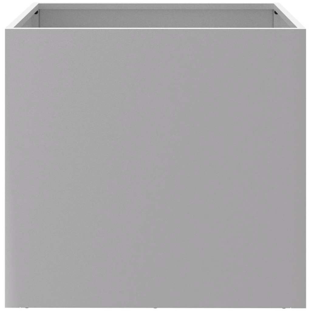 vidaXL Ζαρντινιέρες 2 τεμ. Ασημί 42 x 40 x 39 εκ. Γαλβανισμένο Χάλυβα