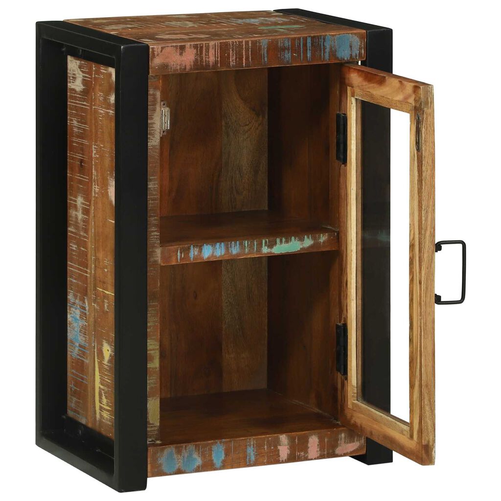 vidaXL Ντουλάπι Μπάνιου Πολύχρωμο 40x30x60 εκ. Σταθερό Ξύλο Ανακυκλωμένο