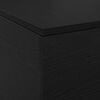 vidaXL Σκελετός Κρεβατιού Μαύρη δρυς 135 x 190 cm Επεξεργασμένο ξύλο