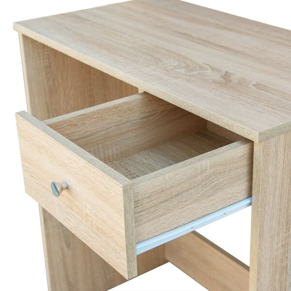vidaXL Μπουντουάρ Χρ. Δρυός 75 x 40 x 141 εκ. από Επεξ. Ξύλο
