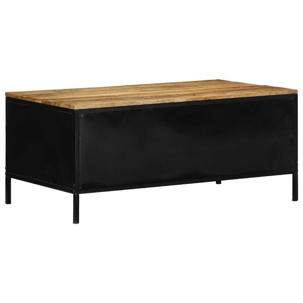 vidaXL Τραπεζάκι Καφέ 90x50x40 cm Μασίφ Ξύλο Ρουστίκ Μάνγκο