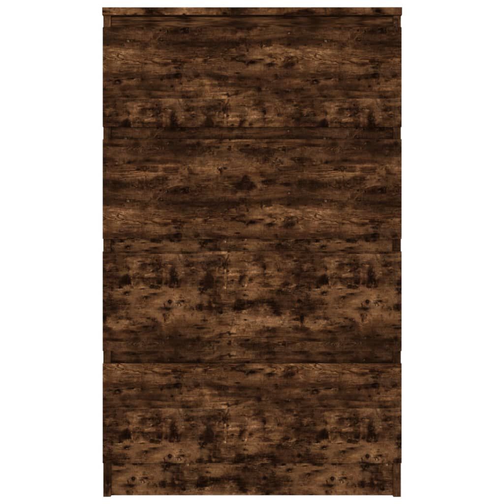 vidaXL Συρταριέρα Καπνιστή Δρυς 60 x 35 x 98,5 εκ. Επεξεργασμένο Ξύλο