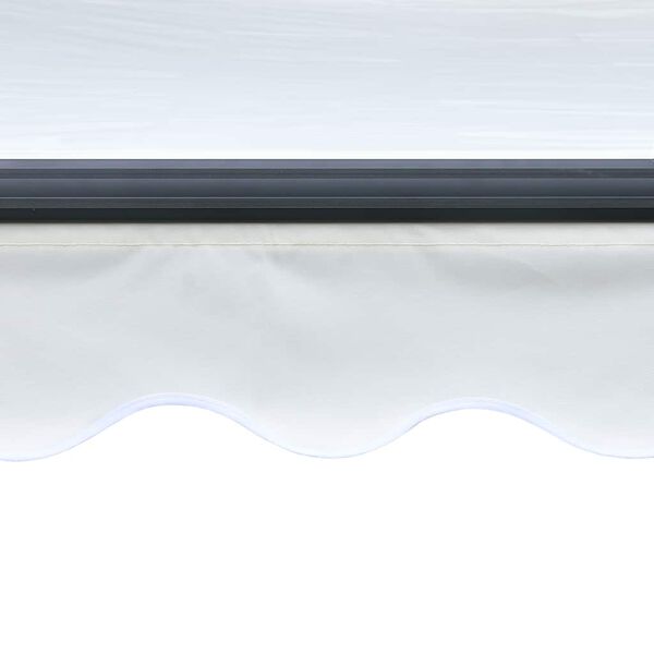 vidaXL Τέντα Συρόμενη Χειροκίνητη με LED Κρεμ 300 x 250 εκ.