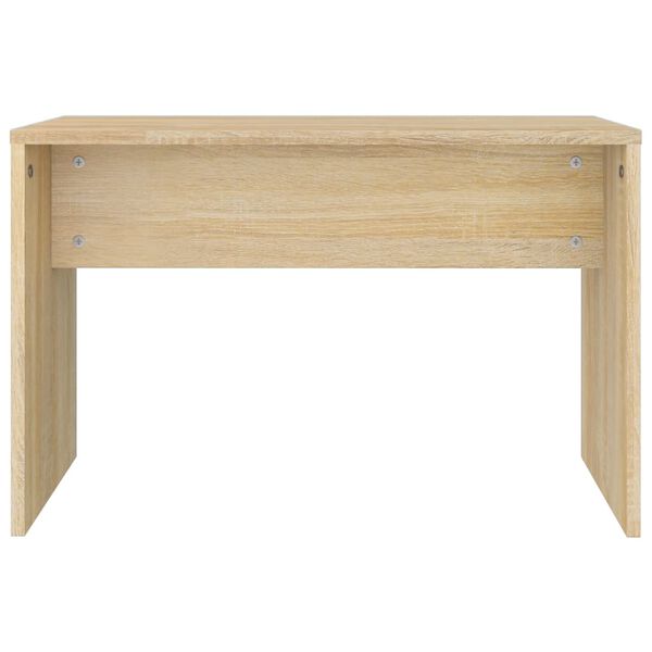 vidaXL Σκαμπό Μπουντουάρ Sonoma δρυς 70 x 35 x 45 εκ. Επεξ. Ξύλο