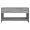 vidaXL Τραπεζάκι Σαλονιού Γκρι Sonoma102x50x52,5 εκ.Επεξεργασμένο Ξύλο