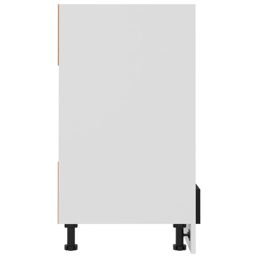 vidaXL Ντουλάπι για Φούρνο Lyon Μαύρο 60x46x81,5 εκ. Επεξ. Ξύλο