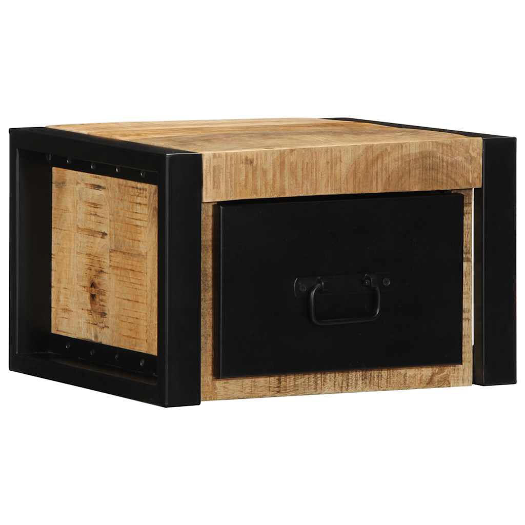 vidaXL Κομοδίνο 40x35x25 cm Στερεό ακατέργαστο ξύλο Mango