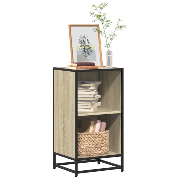 vidaXL Ντουλάπι βιβλίων Sonoma Oak 40x35x76 cm Κατασκευασμένο ξύλο