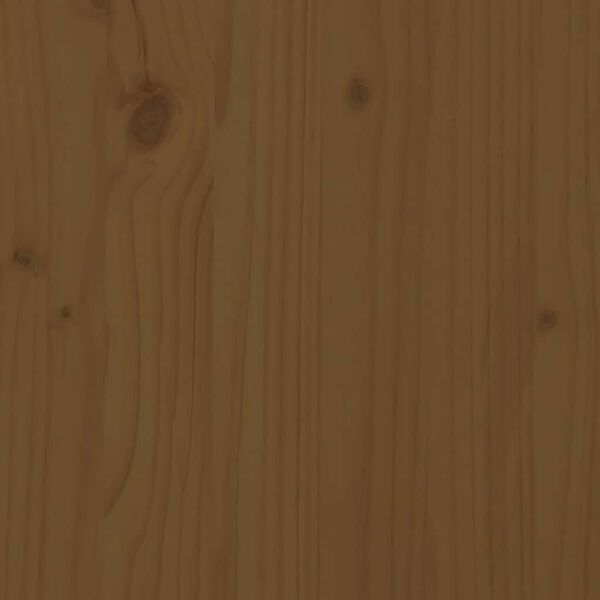 vidaXL Κομοδίνο Καφέ Μελί 40x34x55εκ. από Μασίφ Ξύλο Πεύκου