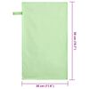 vidaXL Αθλητικές Πετσέτες 2 pcs Πράσινο 50 x 30 cm
