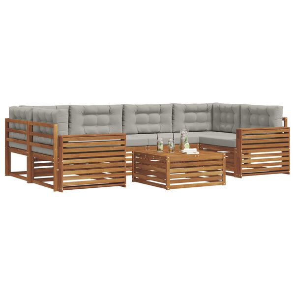 vidaXL &Sigma;&epsilon;&iota;&rho;ά &Kappa;&alpha;&nu;&alpha;&pi;έ &Epsilon;&xi;&omega;&tau;&epsilon;&rho;&iota;&kappa;&omicron;ύ 7 pcs &Phi;&upsilon;&sigma;&iota;&kappa;ό &kappa;&alpha;&iota; &Alpha;&nu;&omicron;&iota;&chi;&tau;ό &Gamma;&kappa;&rho;&iota;