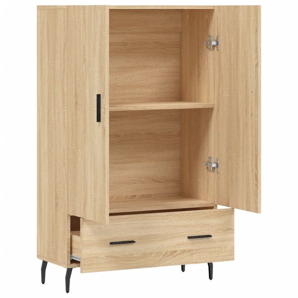 vidaXL Ντουλάπα Sonoma Δρυς 69,5 x 31 x 115 εκ. από Επεξεργασμένο Ξύλο