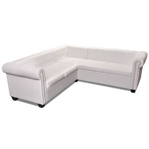 vidaXL &Kappa;&alpha;&nu;&alpha;&pi;έ&sigmaf; &Gamma;&omega;&nu;&iota;&alpha;&kappa;ό&sigmaf; 5&theta;έ&sigma;&iota;&omicron;&sigmaf; Chesterfield &Lambda;&epsilon;&upsilon;&kappa;ό&sigmaf; &Sigma;&upsilon;&nu;&theta;&epsilon;&tau;&iota;&kappa;ό &Delta;έ&rho;&mu;&alpha;