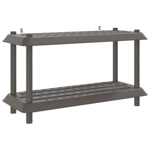 vidaXL &Mu;&omicron;&nu;ά&delta;&alpha; &Rho;&alpha;&phi;&iota;&omicron;ύ 2 &epsilon;&pi;ί&pi;&epsilon;&delta;&alpha; 100 x 40 x 55,5 &epsilon;&kappa; PP &Alpha;&nu;&omicron;&iota;&chi;&tau;ό &gamma;&kappa;&rho;&iota;