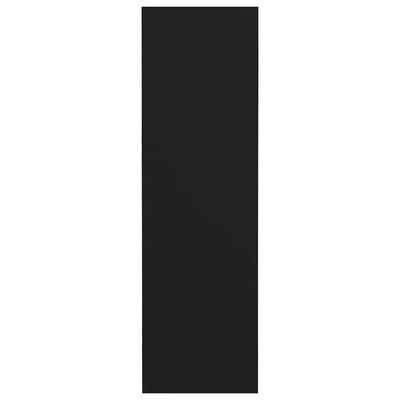 vidaXL Παπουτσοθήκες Τοίχου 2 τεμ. Μαύρο 60x18x60 εκ. από Μοριοσανίδα