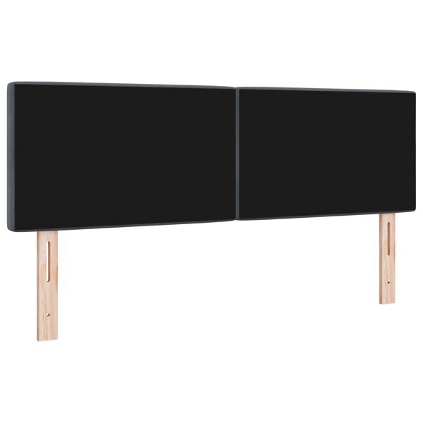 vidaXL Βελούδινο Κεφαλάρι Argyle Σκούρο Γκρι 160 cm Βελούδο