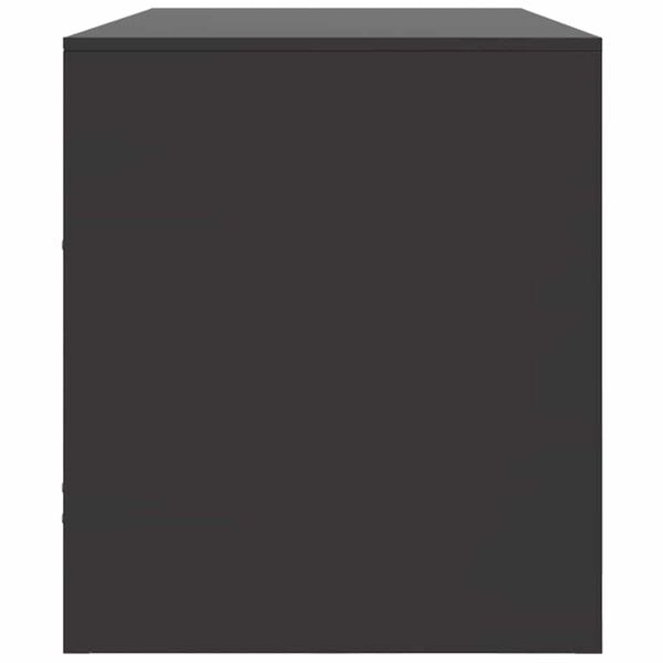vidaXL Έπιπλο Τηλεόρασης Μαύρο 99x39x44 εκ. από Ατσάλι