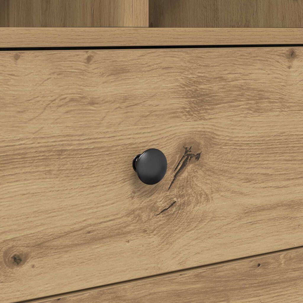 vidaXL Γραφείο με Αποθήκευση Artisan Oak Επεξεργασμένο Ξύλο