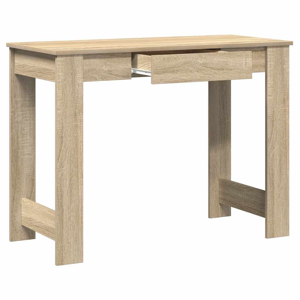 vidaXL Γραφείο Sonoma Δρυς 100x45x75 εκ. από Επεξεργασμένο Ξύλο