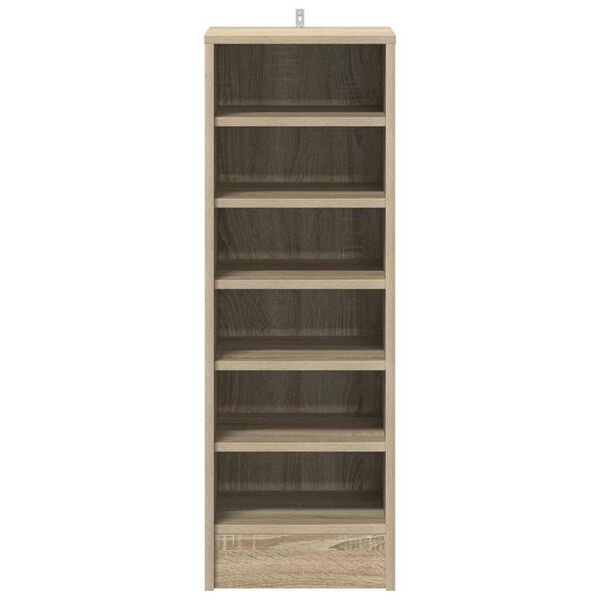 vidaXL Παπουτσοθήκη Sonoma Δρυς 31,5 x 35 x 90 εκ. από Επεξ. Ξύλο