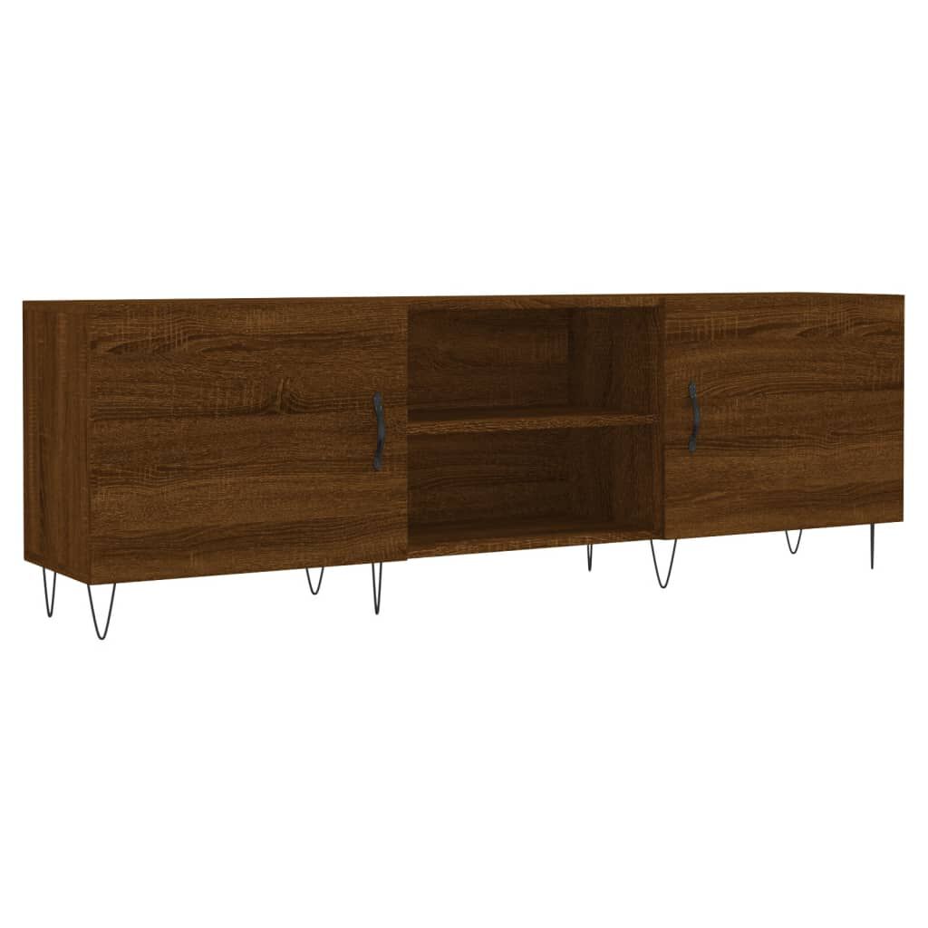 vidaXL Έπιπλο Τηλεόρασης Καφέ Δρυς 150x30x50 εκ. Επεξ. Ξύλο