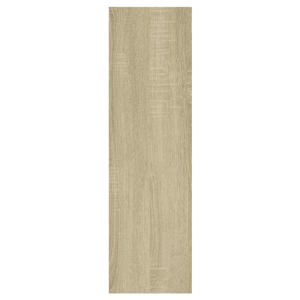 vidaXL Ραφιέρα Τοίχου Sonoma Δρυς 75 x 16 x 55 εκ. από Επεξ. Ξύλο
