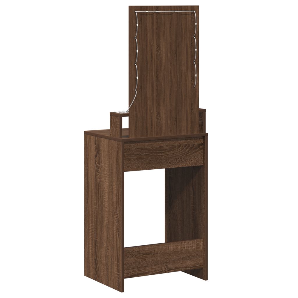 vidaXL Τραπέζι περιποίησης Καφέ 50 x 41 x 140 εκ. Επεξεργασμένο ξύλο