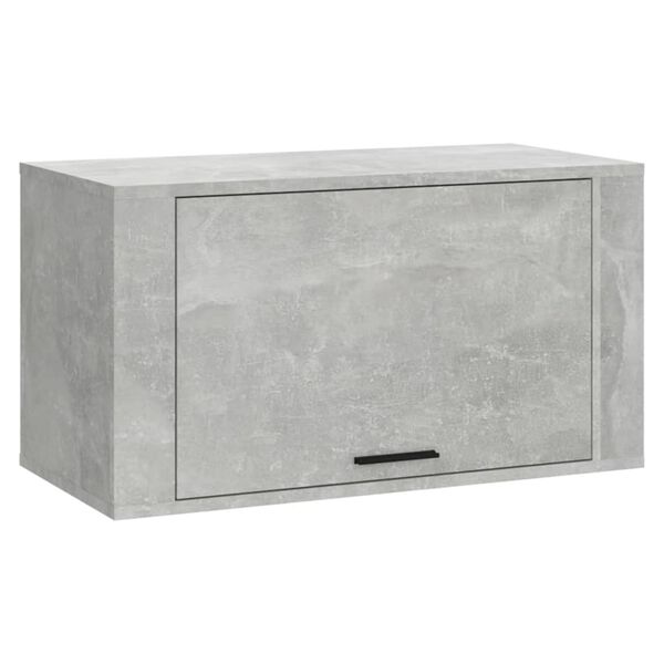 vidaXL Παπουτσοθήκη Επιτοίχια Γκρι Σκυρ. 70x35x38 εκ. Επεξεργ. Ξύλο