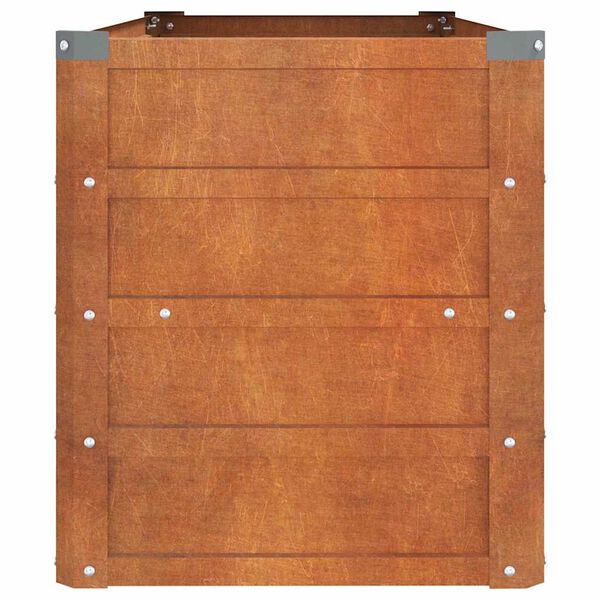 vidaXL Ζαρντινιέρα Σκουριασμένο 100x40x45 εκ. Ατσάλι Σκληρυθέν Αέρα