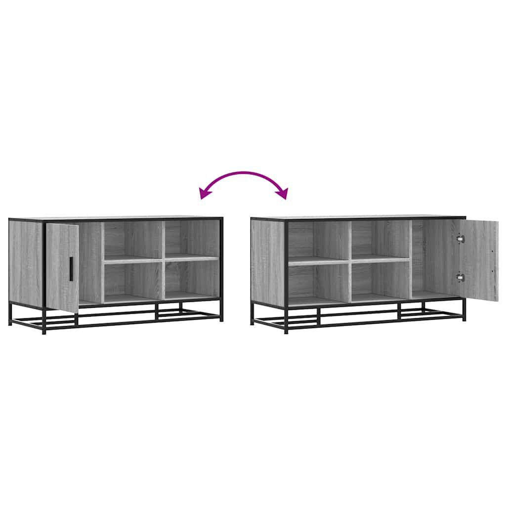 vidaXL Παπουτσοθήκη Γκρι Sonoma 102x35x55 εκ. από Επεξεργασμένο Ξύλο