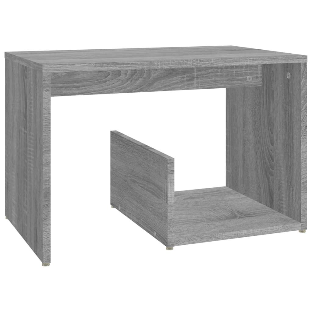 vidaXL Τραπέζι Βοηθητικό Γκρι Sonoma 59x36x38 εκ. Επεξεργασμένο Ξύλο