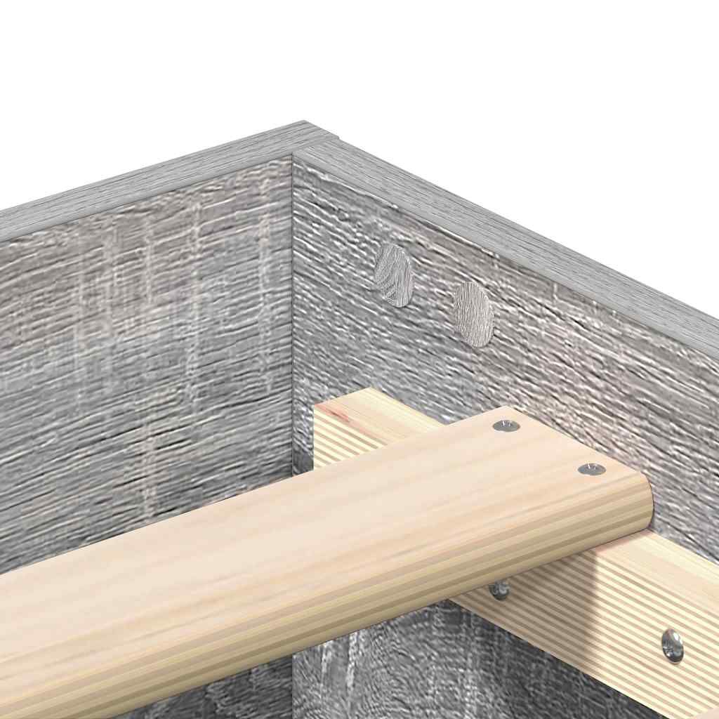 vidaXL Πλαίσιο κρεβατιού χωρίς στρώμα 200x200 εκ. Επεξεργασμένο Ξύλο