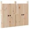 vidaXL Πόρτα κουζίνας 2 pcs Κρεμ 50 x 9 x 82 εκ Μασίφ ξύλο πεύκου