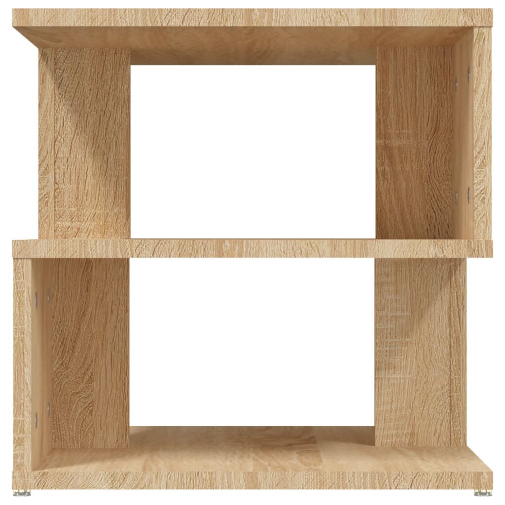 vidaXL Τραπέζι Βοηθητικό Sonoma Δρυς 40 x 40 x 40 εκ. από Μοριοσανίδα