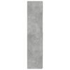 vidaXL Ντουλάπι Γκρι Σκυροδέματος 70x42,5x185 εκ. Επεξεργασμένο Ξύλο