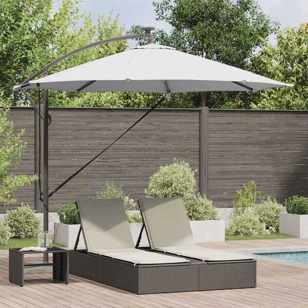 vidaXL Ομπρέλα Cantilever Banana Άμμος 294 x 294 x 248 cm