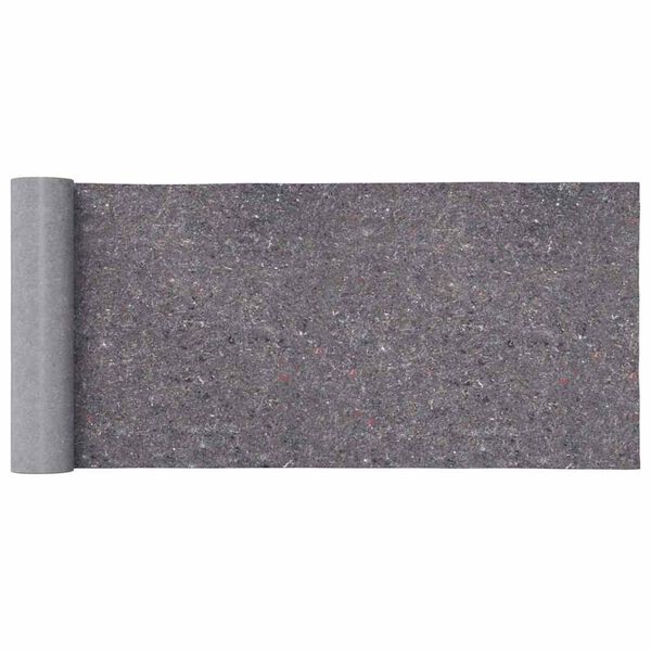 vidaXL Αντιολισθητικό μαλλί ζωγράφου 25 m 220 g/m² Γκρι