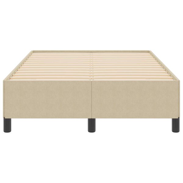 vidaXL Κρεβάτι Φατνίου Ανοιχτό Πράσινο Γκρι 120x200 εκ Κουβερλί Καθίσματος
