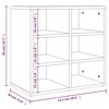 vidaXL Παπουτσοθήκη 2 τεμ. Καπνιστή Δρυς 52,5 x 30 x 50 εκ.