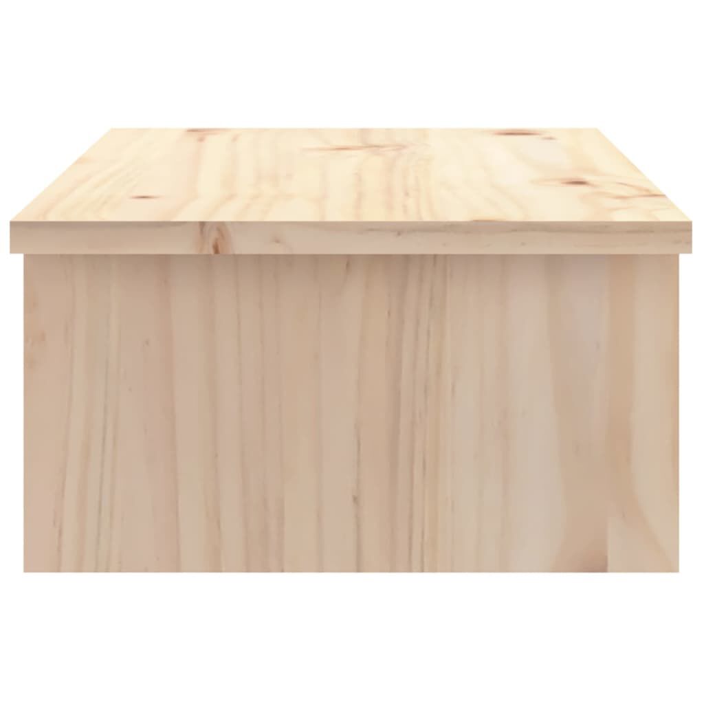 vidaXL Βάση Οθόνης 50 x 27 x 15 εκ. από Μασίφ Ξύλο Πεύκου